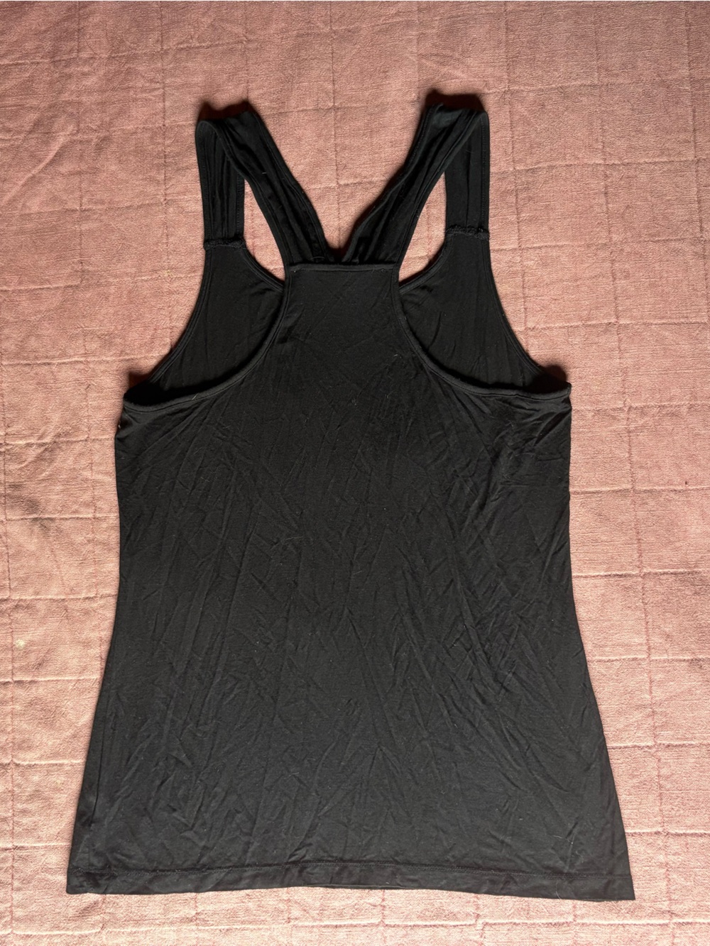 Max Studio Black Racerback Tank Top- Size Medium- Minimalist Tank - Picture 8 of 11